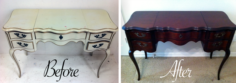 HOW TO FINISH ANTIQUE FURNITURE TO GIVE A DISTRESSED LOOK